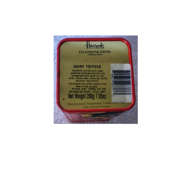 Harrods and Churchill's Telephone Kiosk Money Box Candy England Toy Kids - Picture 4 of 10